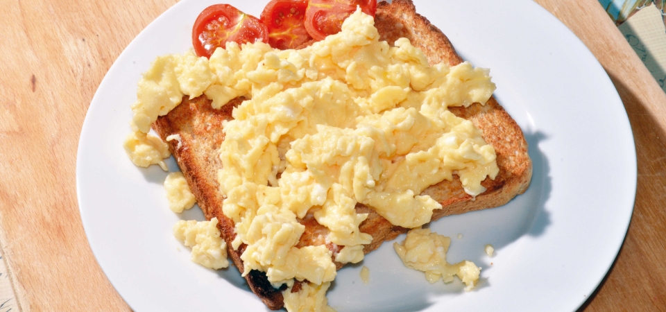 scrambled eggs