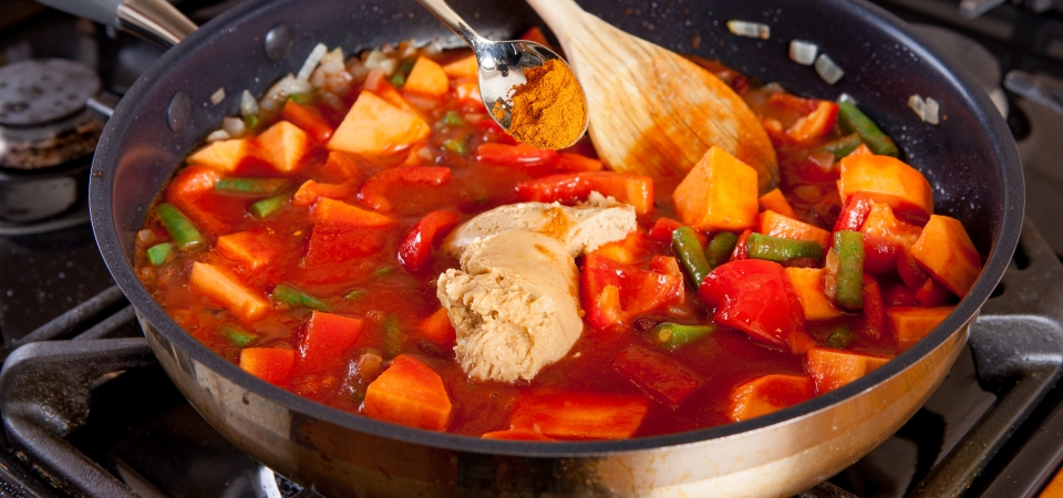 African sweet potato stew