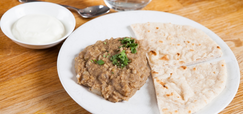 Dhal and chapattis