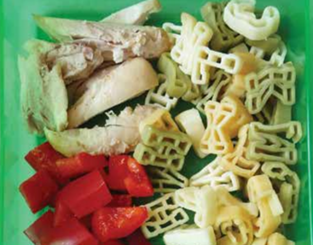 Chicken pasta lunchbox