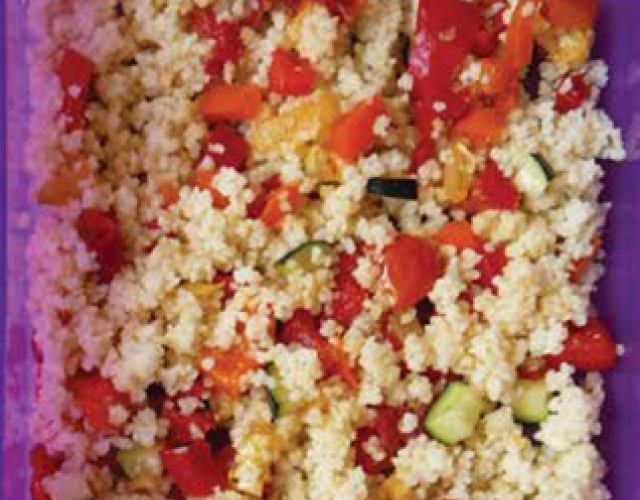 Roasted veg and couscous