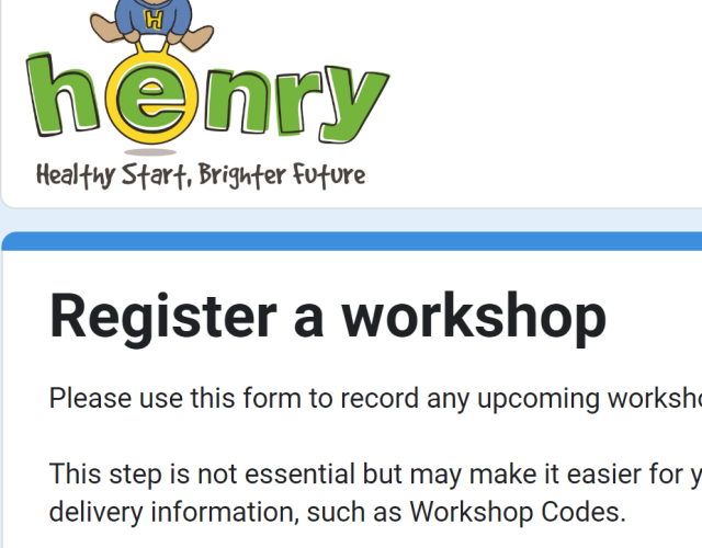 Workshop Forms