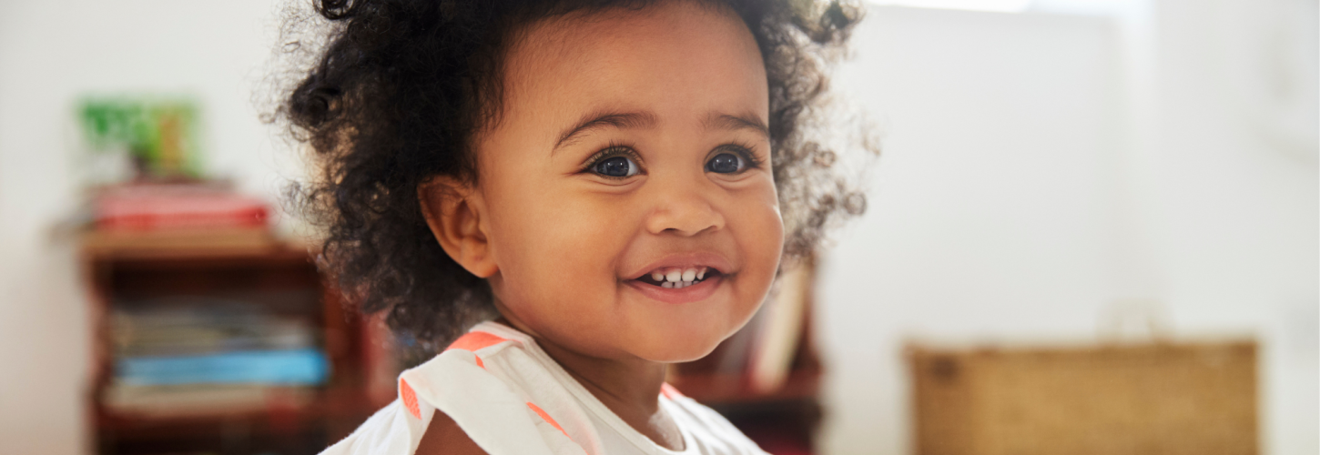 little African girl smiling
