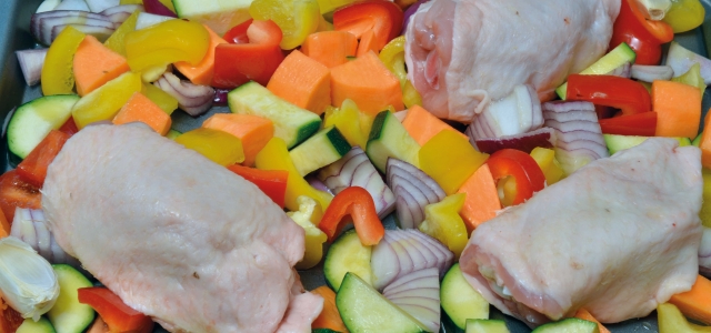 Chicken with vegetables